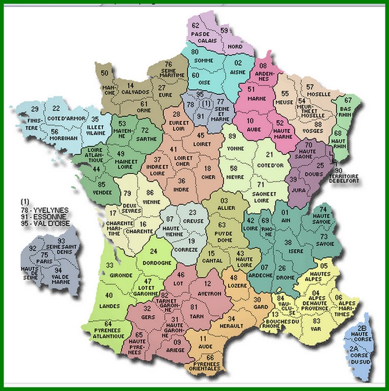 carte de France